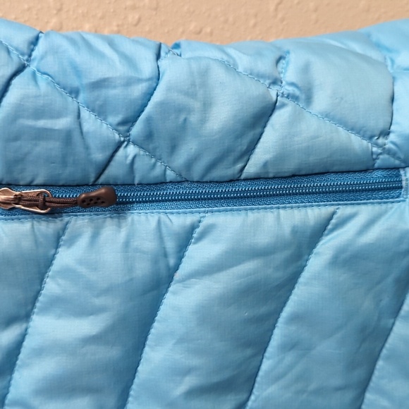 Patagonia puffer vest light blue full zip pockets small - Picture 3 of 10